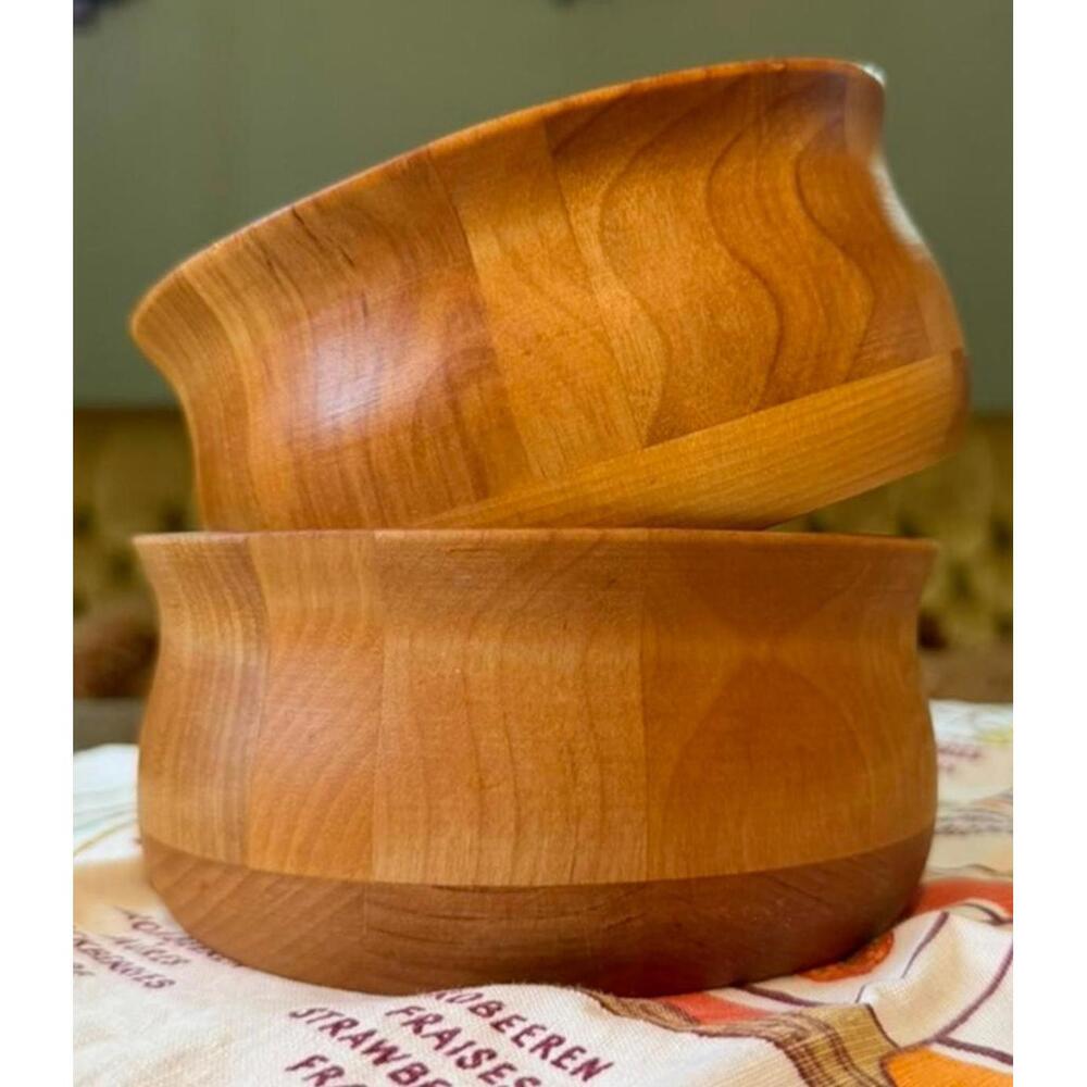 Vermont Bowl Company Handmade 6" Wooden Bowl Set of 2 Williams Sonoma